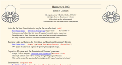 Desktop Screenshot of hermetica.info